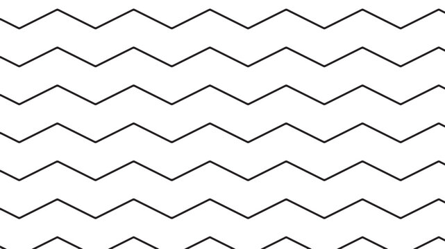 seamless pattern with waves ,monochrome black and white waves pattern background vector