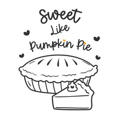 autumn pumpkin pie