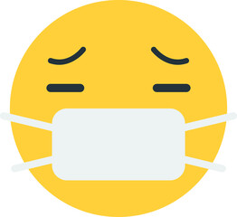 Emotional icon isolated on transparent background