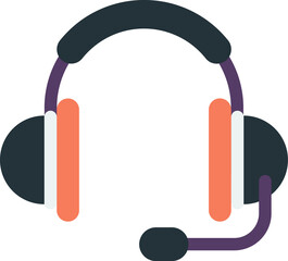 Music icon isolated on transparent background