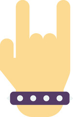 Music icon isolated on transparent background