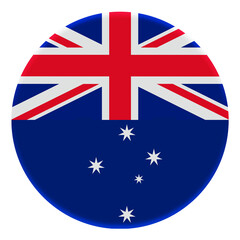 3D Flag of Australia on avatar circle.