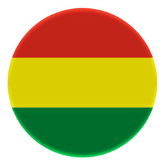 3D Flag of Bolivia on avatar circle.