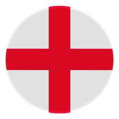 Obraz premium 3D Flag of England on avatar circle.