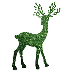 glitter deer