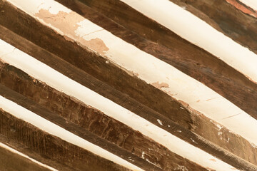 Abstracción de unas vigas de madera