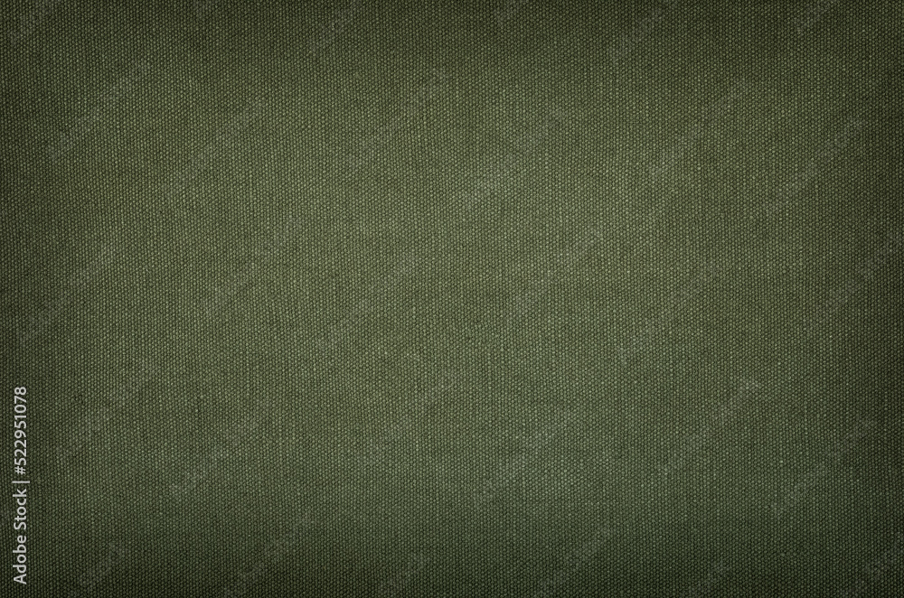 Sticker olive green army background texture with vignette