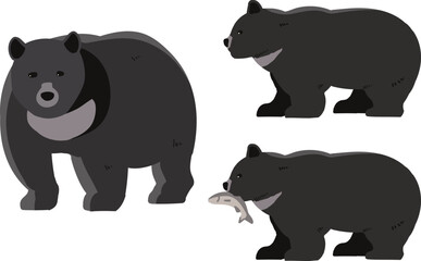 ツキノワグマ　線無し