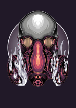 skull illustration