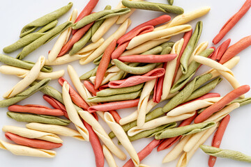 homemade pasta fusilli pugliesi tris