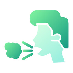 Difficulty Breathing Icon