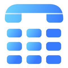 Obraz premium Telephone Keypad Icon