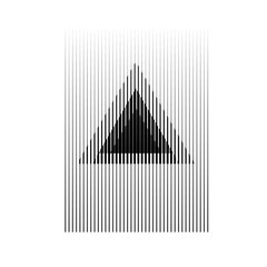 Art composition with lines .Modern art design .Neutral color stripes .Transition speed lines .Bauhaus art style .Geometric shape. Wall art .