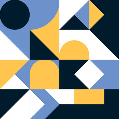 abstract background. seamless pattern with geometric shapes. vector art. color. pattern of geometric shapes. abstraction. bright color. background. wallpaper