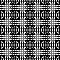 The Dark Triangle Design in Fabric Seamless Pattern