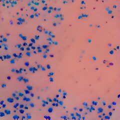 Biofilm of antibiotic resistant bacteria, closeup view. Rod-shaped and spherical bacteria. Escherichia coli, Pseudomonas aeruginosa, Mycobacterium tuberculosis, Klebsiella, Staphylococcus aureus