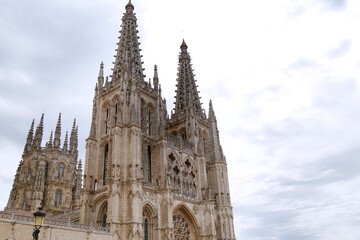 Fototapeta na wymiar The Cathedral of Saint Mary of Burgos, Spain