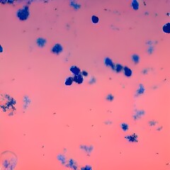 Fototapeta na wymiar Microscopic view of 3D bacteria. illustration