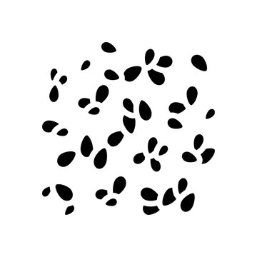 duckweed seaweed glyph icon vector. duckweed seaweed sign. isolated symbol illustration