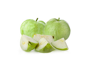 guava fruit isolated on white background