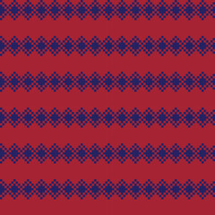 Argyle Fair Isle Seamless Pattern Design