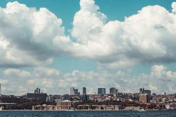 clouds over the city