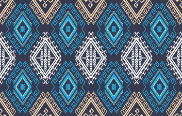 Ethnic geometric pattern design for background or wallpaper.
