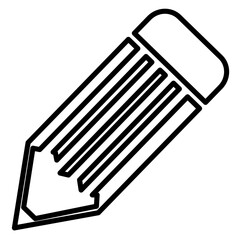 Pencil icon sign symbol design