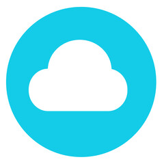 Cloud icon sign for web and app