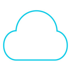 Cloud icon sign for web and app