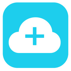 Fototapeta premium Cloud icon sign for web and app