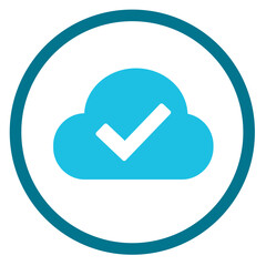 Cloud icon sign for web and app