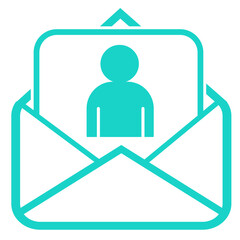 Email and mail icon sign symbol design