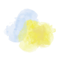 Colorful watercolor illustration on white background - 6