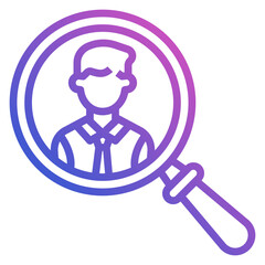 Find line gradient icon. Can be used for digital product, presentation, print design and more.