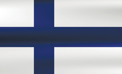 Naklejka premium Flag of Finland. Finnish national symbol in official colors. Template icon. Abstract vector background