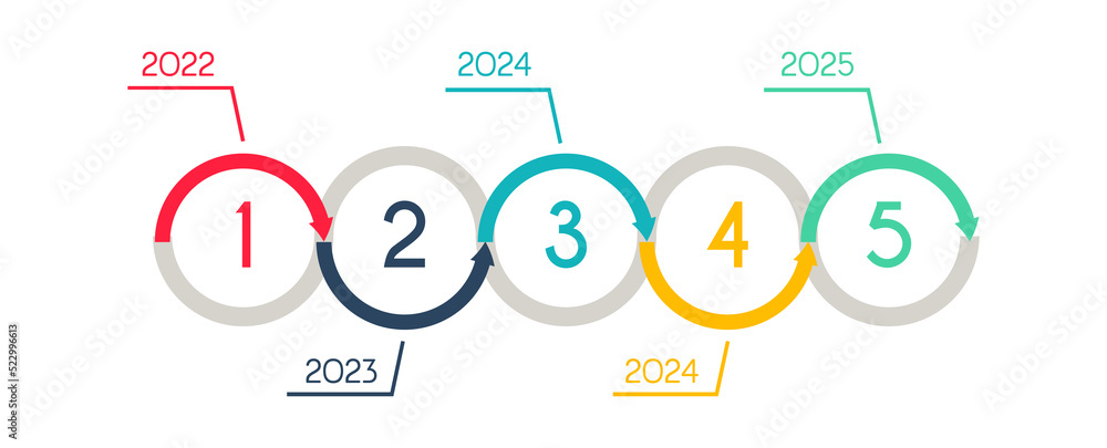 Poster infographic elements. diagram progress bar. flat vector process timeline set.