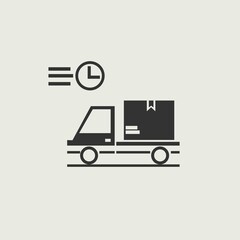 Naklejka premium Express delivery icon