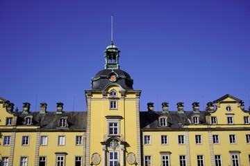 Fototapeta premium Bückeburg Castle is a castle in Bückeburg and the ancestral seat of the House of Schaumburg-Lippe, the princely house that ruled the state of Schaumburg-Lippe until 1918. Germany.
