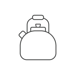 Teapot, kettle, tea kettle icon isolated sign symbol vector illustration