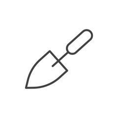Trowel icon. Vector concept illustration for design.