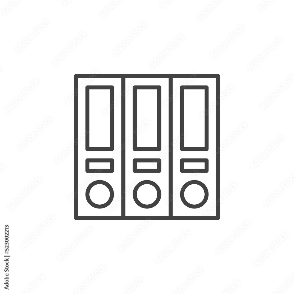 Poster folder file order paper for web, computer and mobile app. archive documents