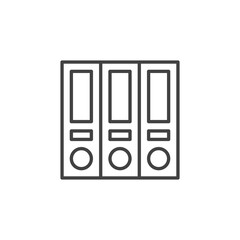 Folder file order paper for web, computer and mobile app. Archive documents