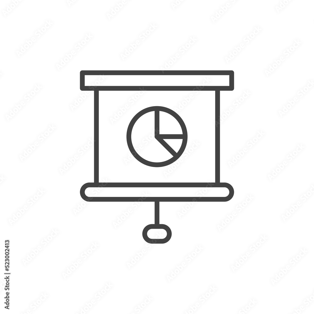 Aufkleber presentation billboard sign icon. scheme and diagram symbol. graphic element on white background.fla
