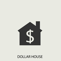 Dollar house icon