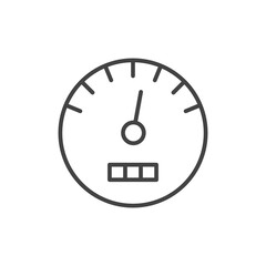 spidometer icon outline style template. Trendy style, vector eps 10