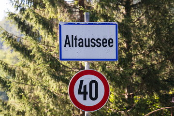 Oerseingangstafel Altaussee, Österreich