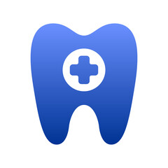 simple flat hospital health icon