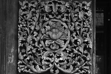 Black and white images are artistic images that are suitable for background images.