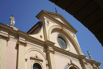 Historic buildings of Viadana, Mantova, Italy